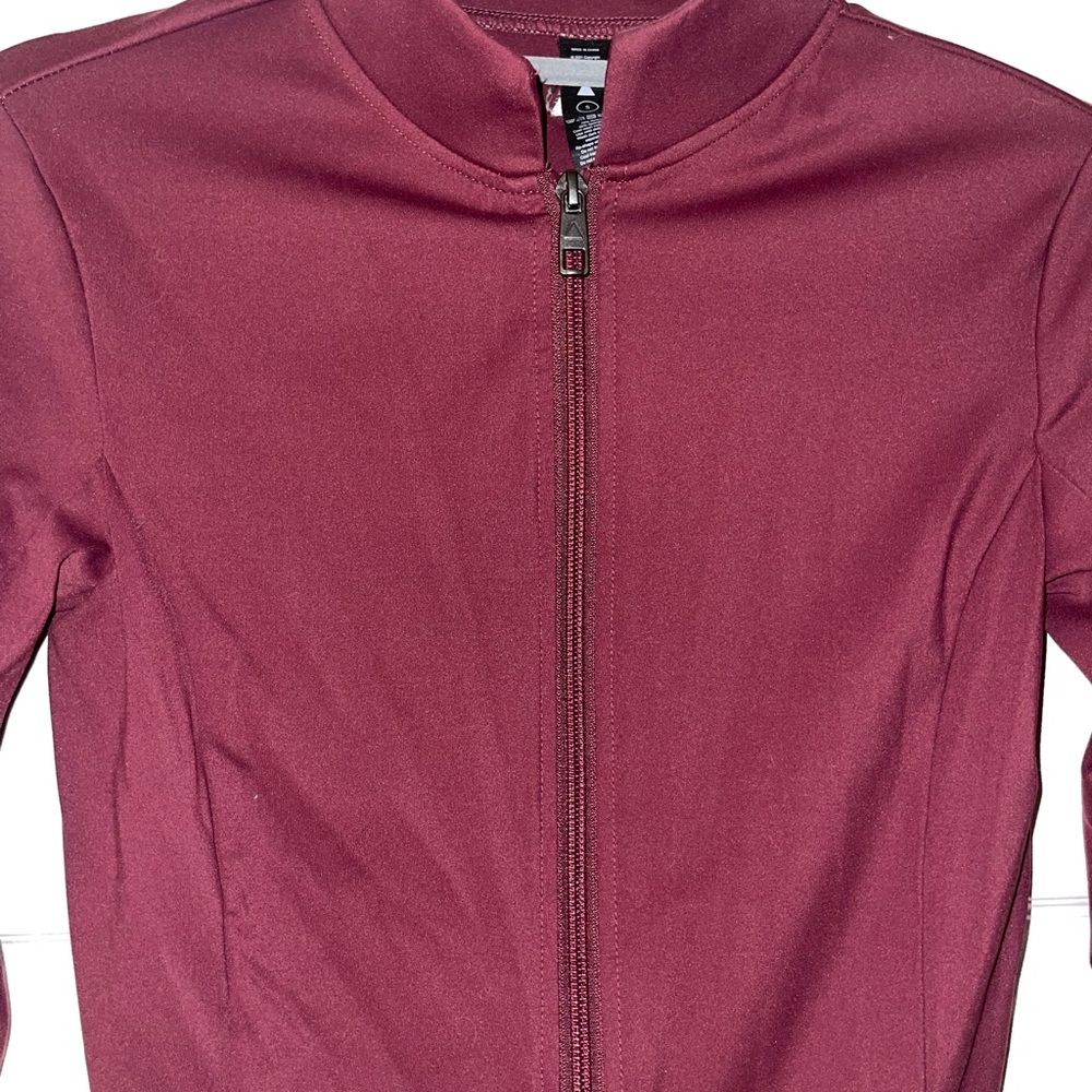 Cropped zip up jacket